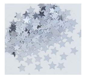 Silver Confetti Stars | 15 grams