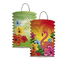 Boland Ensemble de 2 lanternes flamant rose d'Hawaï