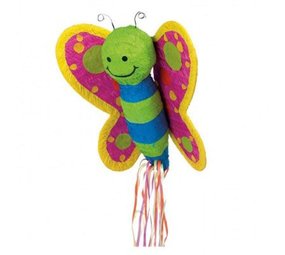 Riethmüller Schmetterlings-3D-Ziehpiñata 16,5 x 53 x 53 cm | pro Stück