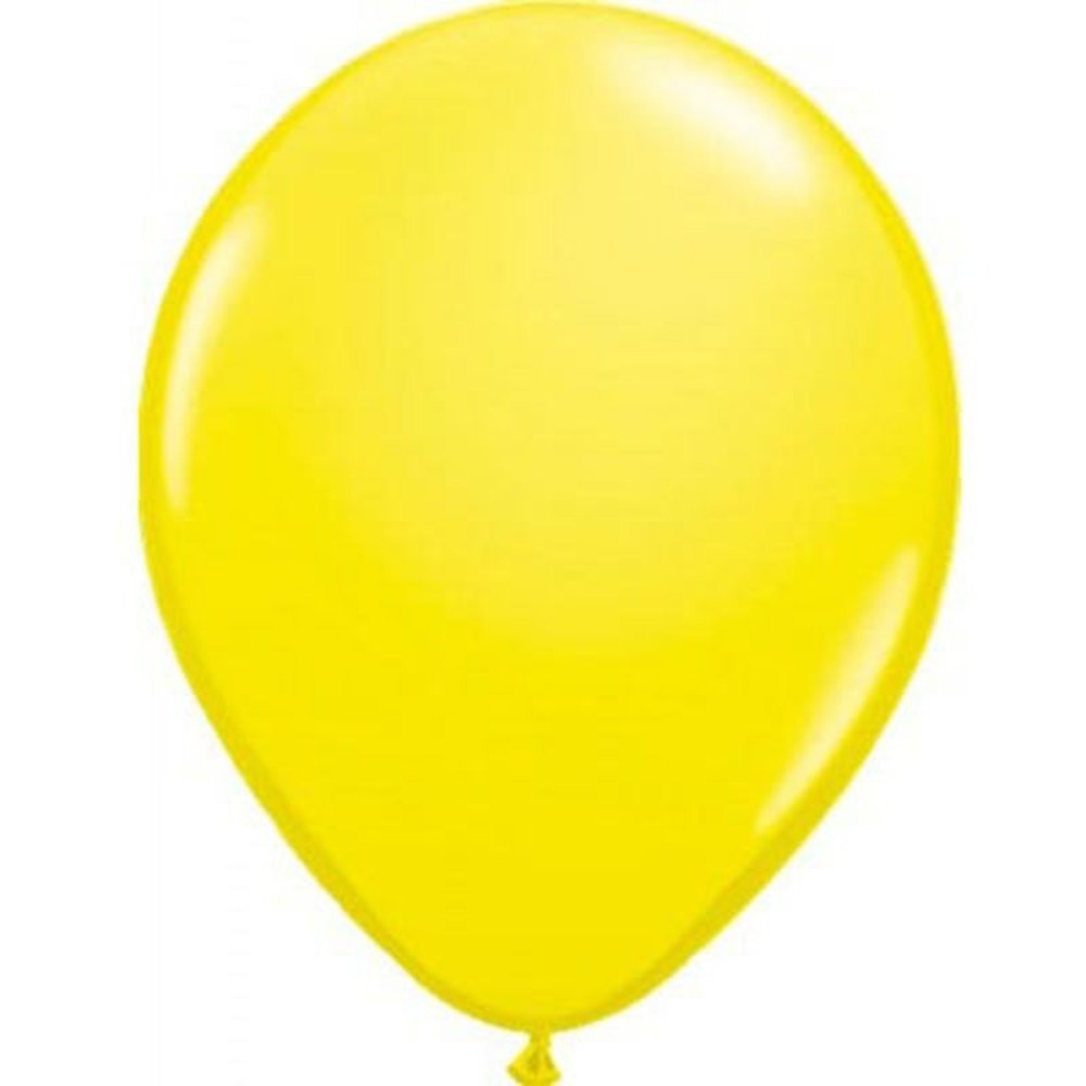 Gelbe Metallic-Luftballons, 30 cm | 100 Stück