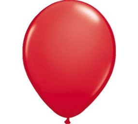 Folat Ballons rouges métallisés 30 cm | 100 pièces