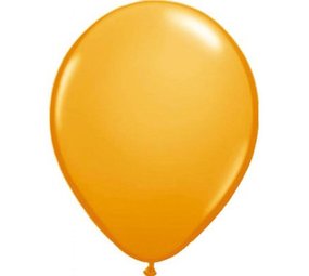 Orange metallic balloons 30cm | 100 pieces