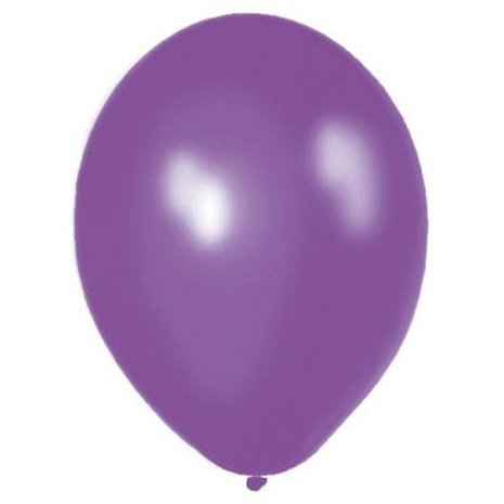 Paarse ballonnen metallic 30cm | 100 stuks Paarse ballonnen metallic 30cm | 100 stuks