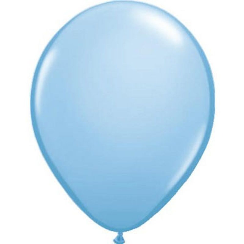 Ballons métallisés bleu clair 30 cm | 10 pièces