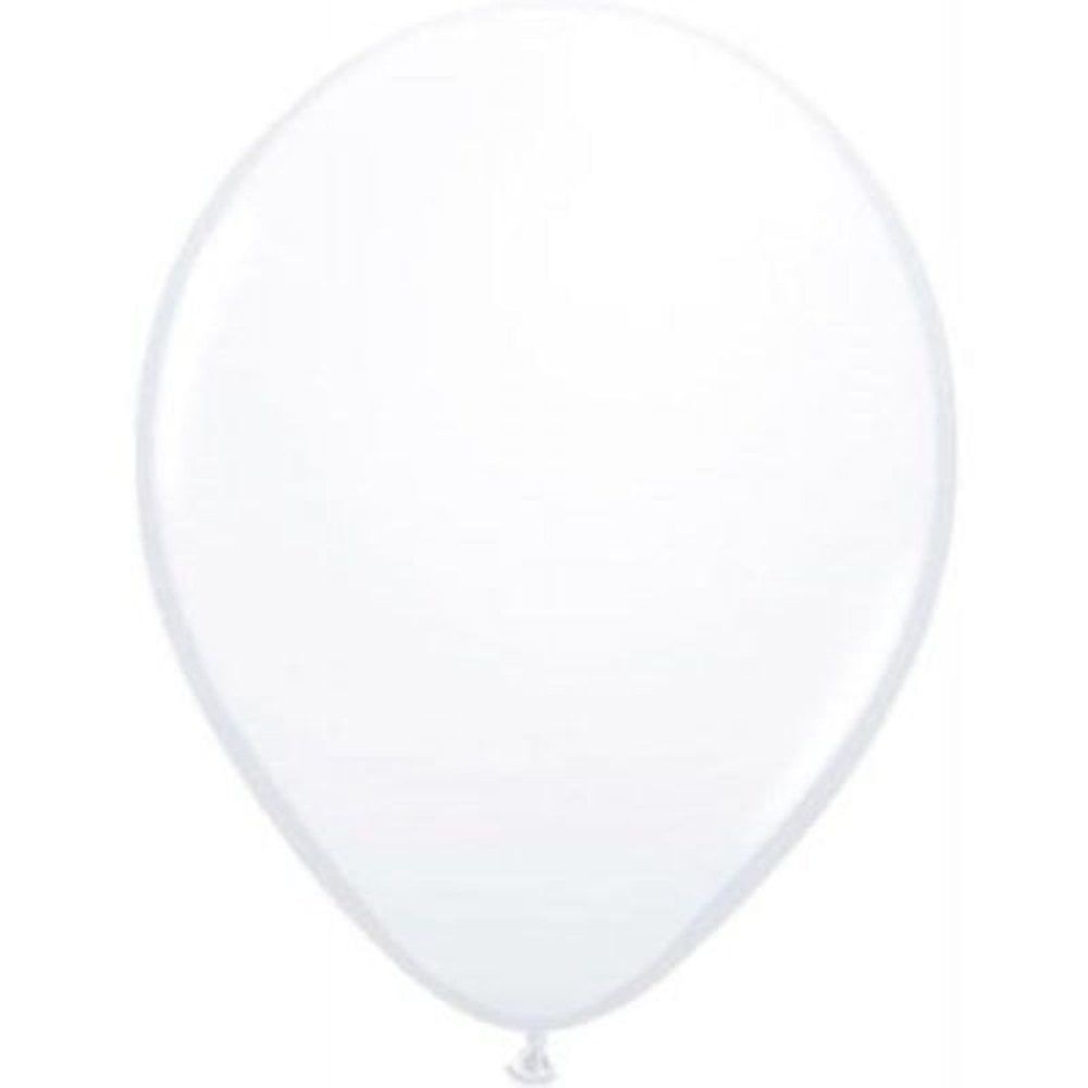 Folat Ballons métallisés blancs 30 cm | 10 pièces