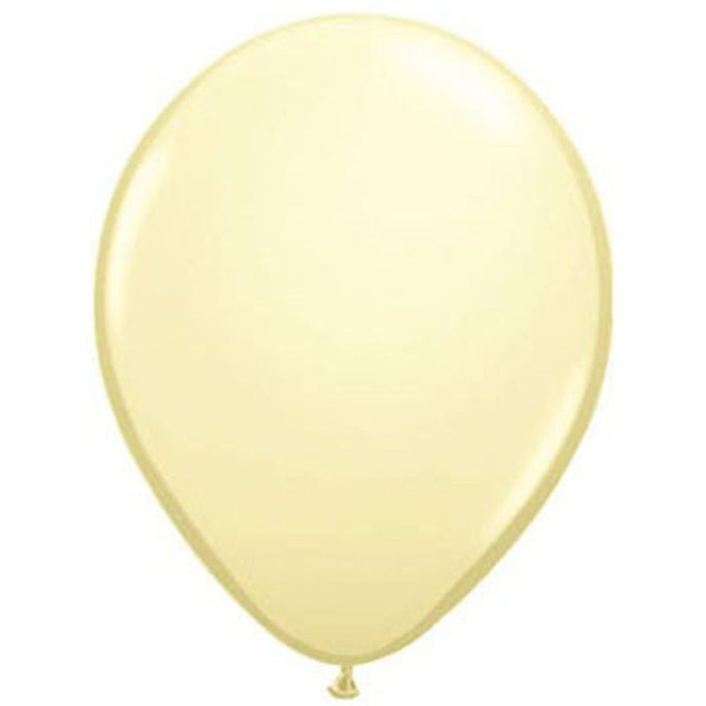 Folat Metallic-elfenbeinfarbene Ballons, 30 cm | 10 Stück