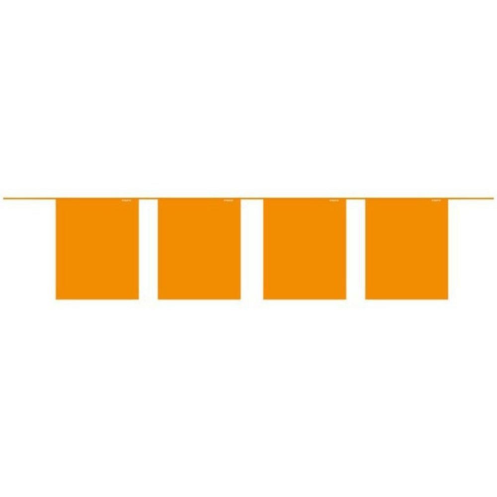 Folat Guirlande carrée orange miniature | 2 mètres