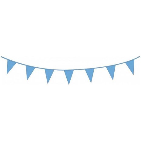 Paper Dreams Vlaggenlijn Lichtblauw plastic | 10 meter Paper Dreams Vlaggenlijn Lichtblauw plastic | 10 meter