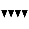 Paper Dreams Black Flag Garland | 10 meters Paper Dreams Black Flag Garland | 10 meters