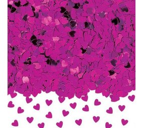 Riethmüller Confetti Hartjes Magenta 14gram | per zakje Riethmüller Confetti Hartjes Magenta 14gram | per zakje