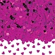 Riethmüller Confettis en forme de cœur magenta 14 grammes | par sachet