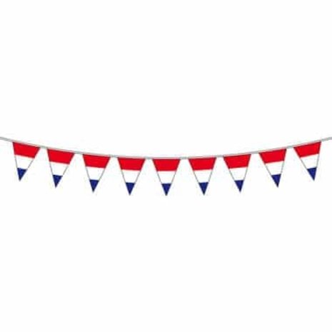 Holland flag garland red-white blue striped