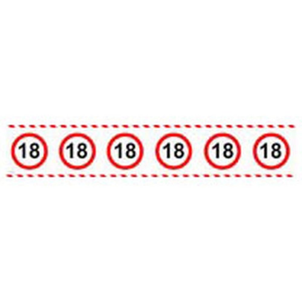 Folat Barrier Tape Traffic Sign 18 years | 15 meters