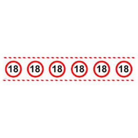 Folat Barrier Tape Traffic Sign 18 years | 15 meters