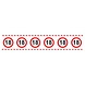 Folat Barrier Tape Traffic Sign 18 years | 15 meters