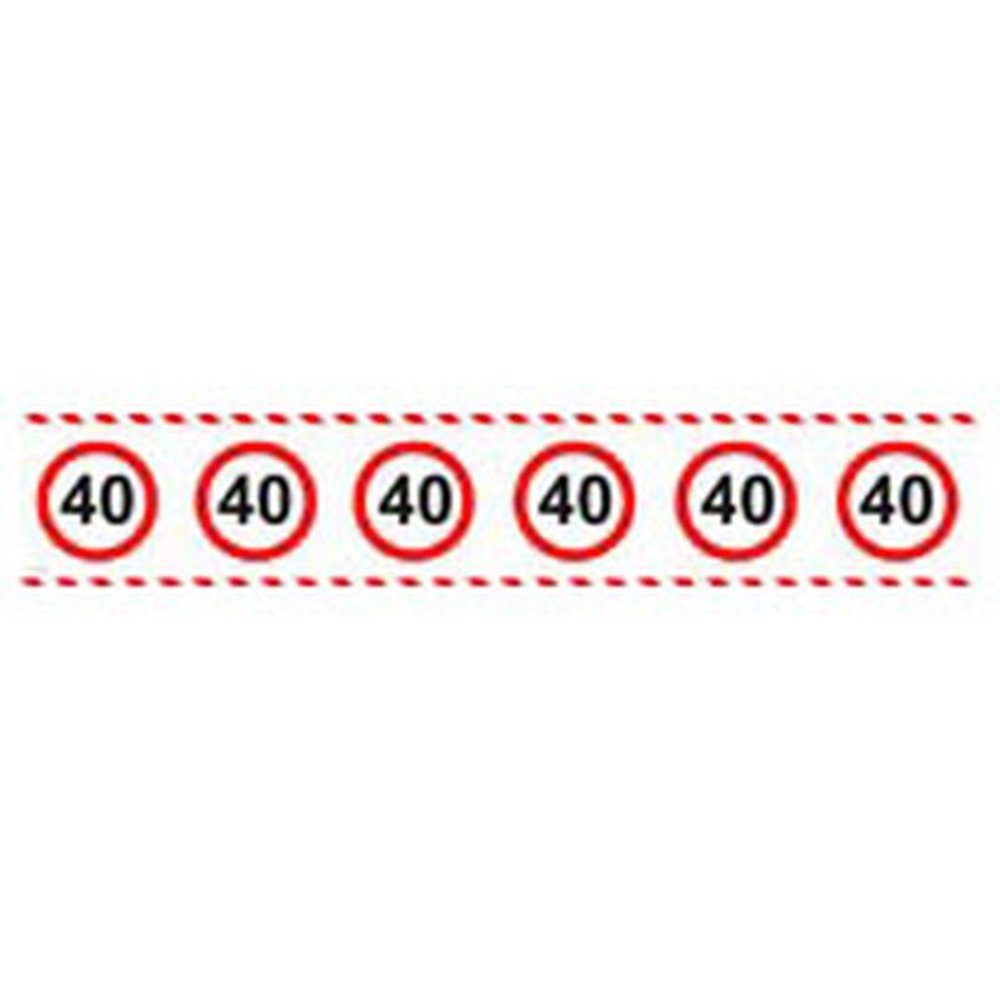 Folat Barrier Tape Traffic Sign 40 Years | 15 meters Folat Barrier Tape Traffic Sign 40 Years | 15 meters