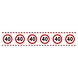 Afzetlint Verkeersbord 40 jaar Afzetlint Verkeersbord 40 jaar