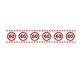 Folat Ruban de signalisation, panneau de signalisation, 60 ans