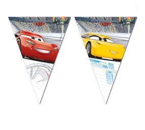 Procos Party Guirlande de drapeaux de voitures 3 | 2,3 mètres