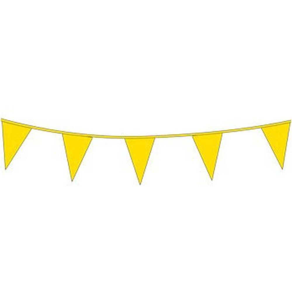 Riethmüller Guirlande de fanions tournesol jaunes | 10 mètres