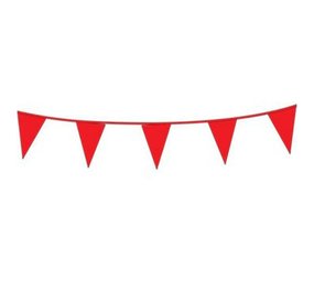 Paper Dreams Red plastic bunting | 10 meters
