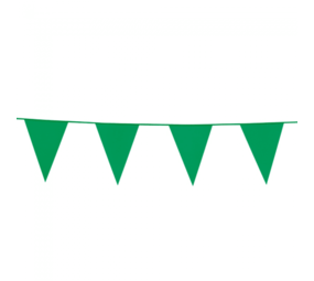 Paper Dreams Guirlande de drapeaux verts | 10 mètres