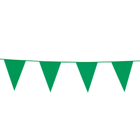 Paper Dreams Guirlande de drapeaux verts | 10 mètres