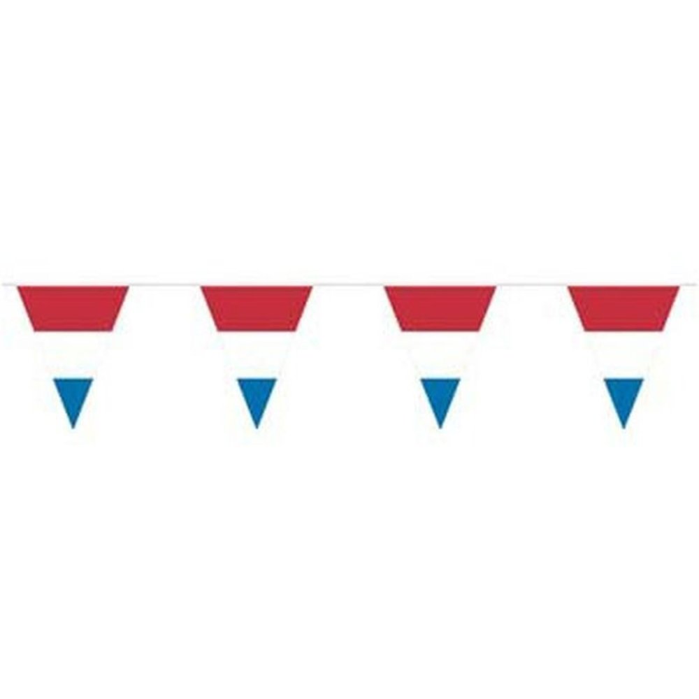 Haza - Witbaard Flag Garland Red White Blue Netherlands | 10 meters