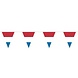 Haza - Witbaard Flag Garland Red White Blue Netherlands | 10 meters