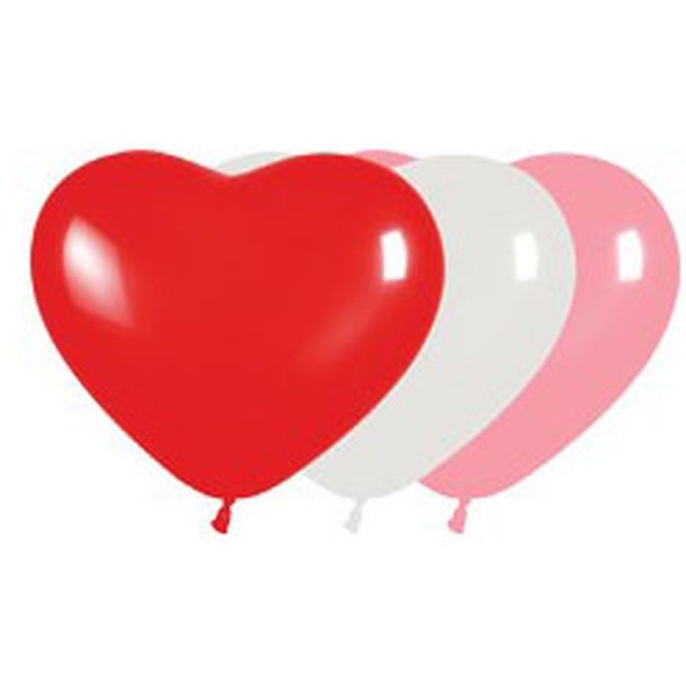 Assorted Heart-Shaped Balloons | 8 pieces