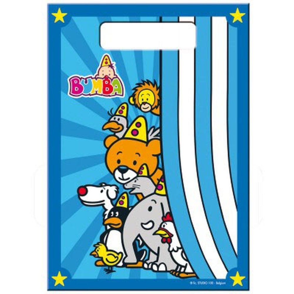 Folat Bumba Uitdeelzakjes 30x18cm | 8 stuks Folat Bumba Uitdeelzakjes 30x18cm | 8 stuks