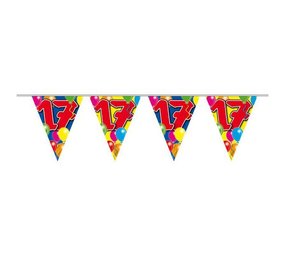 Double-sided 17th Birthday Flag Bunting Double-sided 17th Birthday Flag Bunting