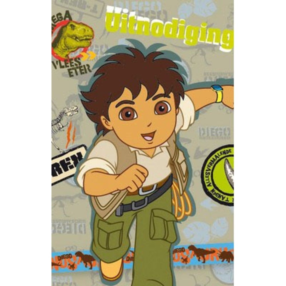 Uitnodiging Diego 6 stuks Uitnodiging Diego 6 stuks