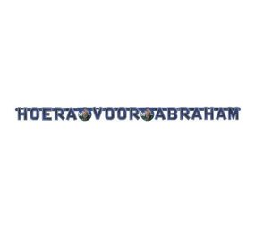 Buchstabengirlande: Hurra für Abraham!