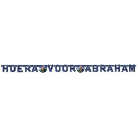 Guirlande de lettres Hourra pour Abraham