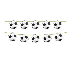 Folat Fußballgirlande: Fußbälle an einem Band | 10 Meter