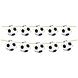 Folat Football Garland footballs on ribbon | 10 meters