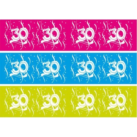 Folat Barrier tape 30 years blue