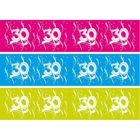 Folat Ruban de signalisation bleu 30 ans