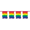 Square rainbow bunting