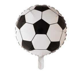 WeFiesta Voetbal Folie Ballon 45cm | per stuk WeFiesta Voetbal Folie Ballon 45cm | per stuk