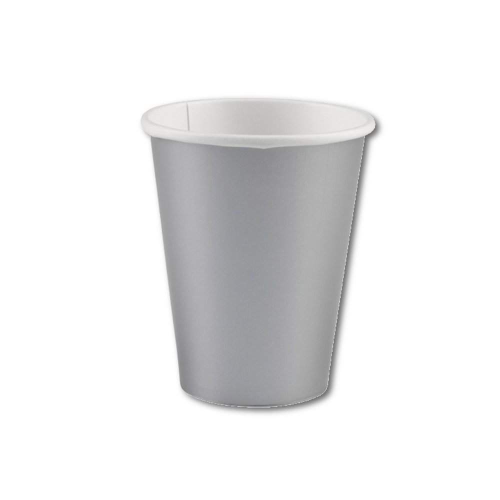 Unique Party Bekers Zilver 270ml | 8 stuks Unique Party Bekers Zilver 270ml | 8 stuks