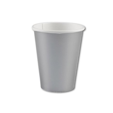 Unique Party Bekers Zilver 270ml | 8 stuks Unique Party Bekers Zilver 270ml | 8 stuks