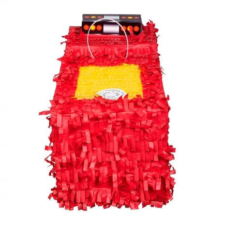 Brandweerauto 3D Pinata 43x24x18cm | per stuk Brandweerauto 3D Pinata 43x24x18cm | per stuk