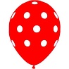 Unique Party Ballons rouges à pois blancs | 6 pièces Unique Party Ballons rouges à pois blancs | 6 pièces