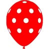 Unique Party Rote Luftballons mit weißen Punkten | 6 Stück Unique Party Rote Luftballons mit weißen Punkten | 6 Stück