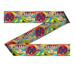 Barrier tape Abraham!