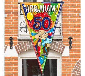 Folat Mega puntvlag Abraham! Folat Mega puntvlag Abraham!