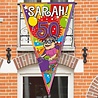 Mega puntvlag Sarah!