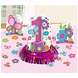 Tafeldecoratie set 1 jaar vlinder met 20 confetti Tafeldecoratie set 1 jaar vlinder met 20 confetti